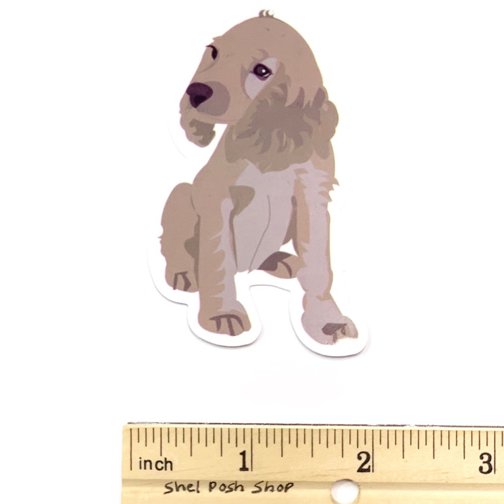 Cocker Spaniel Vinyl Sticker - Picture 2 of 2